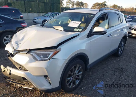 2018 Toyota Rav4 Limited z USA, uszkodzony, nr VIN JTMDFREVXJJ748582